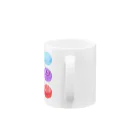 ﾊﾈｺﾊﾈのマカロンならべ Mug :handle