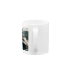 mentoreのフェリックス・モーターロケット Mug :handle