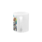 niwaのたれ耳の犬 Mug :handle