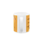 もふもふ堂のかわいいトラネコのにゃグカップ Mug :handle