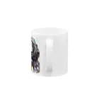 カラスのクッピのカラスのラビ Mug :handle