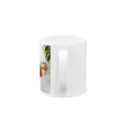 kumamia（くまみあ）のくまの３兄弟（2024いちごver.） Mug :handle