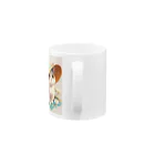 AQUAMETAVERSEの帽子をかぶった可愛い子猫 Marsa 106 Mug :handle