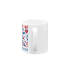 動物たちの日常のJapon et France Mug :handle