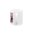 AQUAMETAVERSEのバラードのような薔薇の花　BLUE PLUM  691 Mug :handle