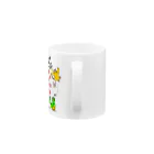 琥珀色に咲く花の干支とり Mug :handle