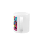 NeoPopGalleryのPOPART bicycle Mug :handle