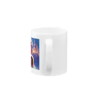 AQUAMETAVERSEの宵闇に輝くクリスタルの女王 Marsa 106 Mug :handle