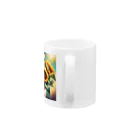 Flower Delightのひまわりの花束 Mug :handle