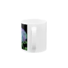 66.9(ろろっく)の蛍光アジサイ Mug :handle