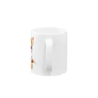 Vasetti_pressのオレンジドラゴン Mug :handle