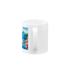 日本の風景 COOL JAPANの日本の風景:沖縄の海でゆんたく、Japanese scenery: Relaxing on the sea in Okinawa  Mug :handle