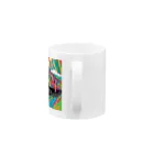 NeoPopGalleryのPOPARTtrain Mug :handle