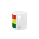 お絵かき屋さんのボリビアの国旗 Mug :handle