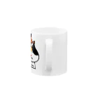 B-catのcat & peace「平穏無事な日々を送る猫」 Mug :handle