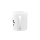 たぬきのアトリエの怒りのはりねずみ Mug :handle