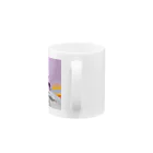 ERiMARi'SHOPのPoppin'ピンクパープル Mug :handle