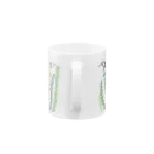 ぺんぎん丸のあっち向いてヒラヒラ～グラスキャットフィッシュ-Glass Catfish- Mug :handle