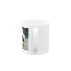 AQUAMETAVERSEのサーフィンをするウサギ Mug :handle