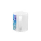 chan-takehaniの夢幻のカラーパレット Mug :handle