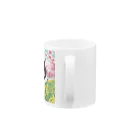 Ａｔｅｌｉｅｒ　Ｈｅｕｒｅｕｘのお花畑のクロ Mug :handle