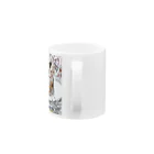 Heizoのふくろうグッズのフクのキャンプ アイテム Mug :handle