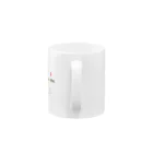 t & fluffyの羊毛フェルト好きさんに贈る I am ニードルフェルター I love ニードルフェルト グッズ Mug :handle