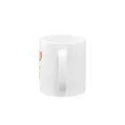 おわんの空飛ぶ柴犬～ハートに乗って～ Mug :handle