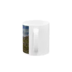 山岳グッズのお店のスイス山岳と電車の風景　＃003 Mug :handle