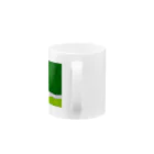 抽象画 A.S Galleryのホッとひとやすみ【green】_A.S GALLERY Mug :handle