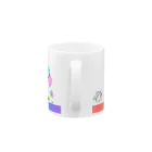 Ladybugcolorの混色フラワー（プリント） Mug :handle