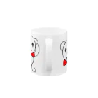 スタンプグッズ販売店のしろくまペロちゃんマグカップ Mug :handle