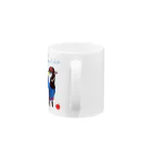 SWISS BLUEのsnow white Mug :handle