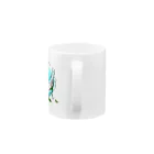 Chatoの呪いの召喚獣シリーズ(みずいろみどりヨダレ) Mug :handle