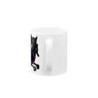 black38の忍者ねこ(=‘ｘ‘=) Mug :handle