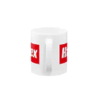 ハワイスタイルクラブのHawaiian Suprex Box Logo Mug :handle