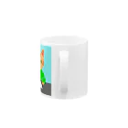 keikororinのにゃあアナウンサー Mug :handle