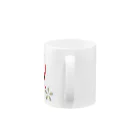 jin's Collectionのjin's Collection  歌舞伎と花 Mug :handle