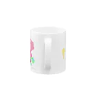 タチマチトリコのあめとあじさいとわたし　ピンク Mug :handle