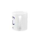 KAMEBRANDのShu-cream Logo Tee Navy Classic Mug :handle