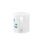 blueのskyblue   水色 Mug :handle