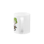 ぎあひどうのぎあひどう　アルファとアクア（バッジは32㎜） Mug :handle