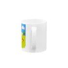 Piyosのぴよカップ 【ぴよしとぴよてん（イラスト）のマグカップ】 Mug :handle