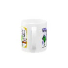 和玄堂suzuri店のカエルいろいろＢ Mug :handle