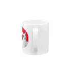 ねこだいすきばばあのHINOMARU NEKO Mug :handle