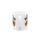 ぽんずのLovelyシーズー犬グッズの舌ぺろシーズー犬マグカップ#1 Mug :handle