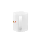 薄力の好きな食べ物が並んじゃってる Mug :handle