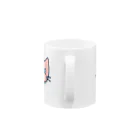そで まくろ 【サヨコノミセ】のシャツ猫　マグカップ Mug :handle