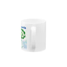 ジルトチッチのデザインボックスの南国ハワイの花プルメリアの爽やかグッズ Mug :handle