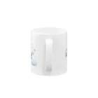 BARE FEET/猫田博人のアザラシつみつみ・グラス Mug :handle